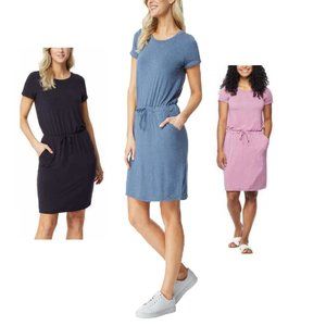 NWT 32 Degrees Cool Womens Pullover Elastic Waistband Dress Size XS S M L XL 2XL